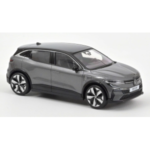 RENAULT MEGANE E-TECH 100% ELECTRIC 2022 SHADOW GREY & BLACK 1:43 Norev Auto Stradali Modellino