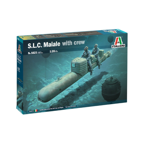 S.L.C. MAIALE WITH CREW KIT 1:35 Italeri Kit Navi Modellino