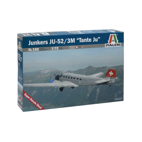 JU 52 CIVILIAN AEREO KIT 1:72 Italeri Kit Aerei Modellino