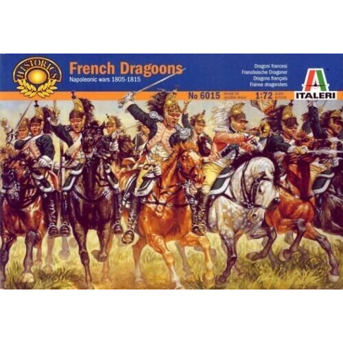 FRENCH DRAGOONS CHEVALERIE KIT 1:72 Italeri Kit Figure Militari Modellino