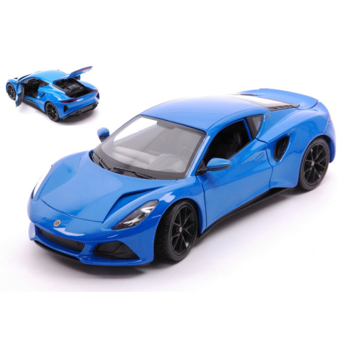 LOTUS EMIRA 2021 BLUE 1:24 Welly Auto Stradali Modellino