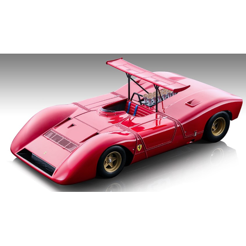 FERRARI 612 CAN-AM PRESS VERSION 1968 RED 1:18 Tecnomodel Auto Competizione Modellino