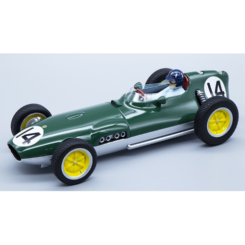 LOTUS 16 CHAMPIONSHIP N.14 DUTCH GP 1959 GRAHAM HILL WITH DRIVER 1:18 Tecnomodel Formula 1 Modellino