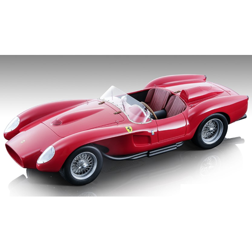 FERRARI 250 TR PONTOON-FENDER PRESS VERSION 1957 RED 1:18 Tecnomodel Auto Competizione Modellino