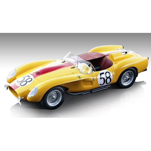 FERRARI 250 TR PONTOON-FENDER N.58 LE MANS 1958 BIANCHI/MAIRESSE 1:18 Tecnomodel Auto Competizione Modellino