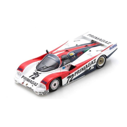 PORSCHE 956 N.72 11th LE MANS 1988 P.YVER-J.LASSIG-D.WOOD 1:43 Spark Model Auto Competizione Modellino