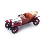 AMILCAR CGS 3 SKIFF 1925 SILVER/RED 1:43 Autocult Auto d'Epoca Die Cast Modellino