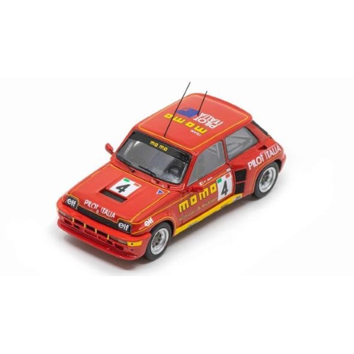 RENAULT 5 TURBO N.4 5th EUROPA CUP 1984 MASSIMO SIGALA 1:43 Spark Model Auto Competizione Modellino