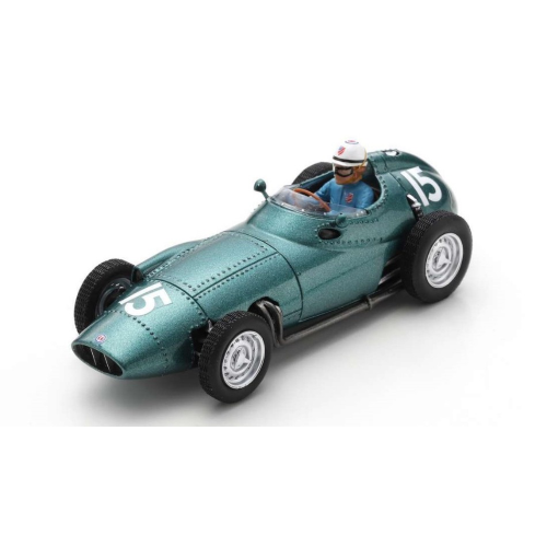 BRM P25 HARRY SCHELL 1958 N.15 2nd DUTCH GP 1:43 Spark Model Formula 1 Modellino