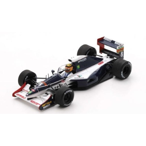 BRABHAM BT60Y MARK BLUNDELL 1991 N.8 BELGIAN GP 1:43 Spark Model Formula 1 Modellino