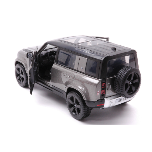 LAND ROVER DEFENDER 110 2022 GUN METAL 1:24 Burago Auto Stradali Modellino