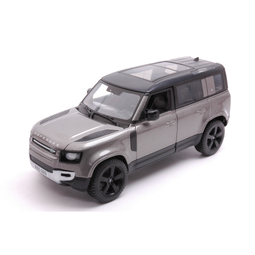 LAND ROVER DEFENDER 110 2022 GUN METAL 1:24 Burago Auto Stradali Modellino
