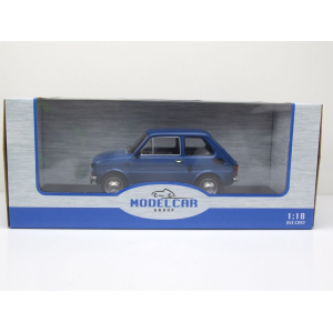 FIAT-POLSKI 126 1972 BLUE 1:18 ModelCarGroup Auto Stradali Modellino