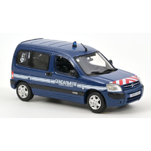 CITROEN BERLINGO 2005 GENDARMERIE EQUIPE CYNOPHILE 1:43 Norev Forze dell'Ordine Modellino