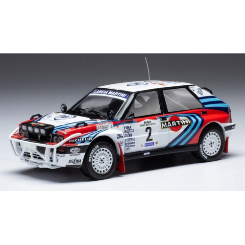 LANCIA DELTA INTEGRALE 16V N.2 SAFARI RALLY 1990 BIASION/SIVIERO 1:43 Ixo Model Auto Rally Modellino