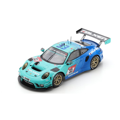 PORSCHE 911 GT3 N.33 9th 24H NURBURGRING 2022 EVANS-MULLER-PILET-SEEFRIED 1:43 Spark Model Auto Competizione Modellino