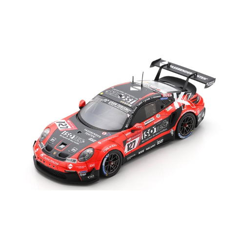 PORSCHE 911 GT3 N.127 WINNER CUP 2 24H NURBURGRING 2022 KRAMER-BRUCK 1:43 Spark Model Auto Competizione Modellino