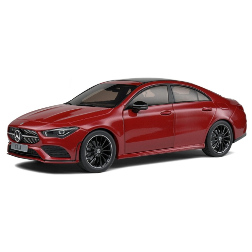 MERCEDES CLA C118 COUPE AMG LINE 2019 RED PATAGONIA 1:18 Solido Auto Stradali Modellino