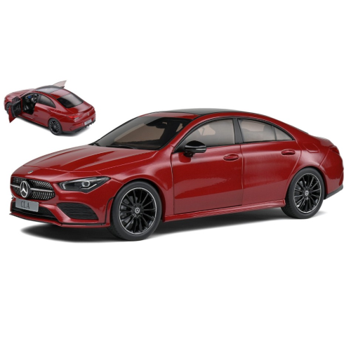 MERCEDES CLA C118 COUPE AMG LINE 2019 RED PATAGONIA 1:18 Solido Auto Stradali Modellino