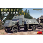 BRITISH B-TYPE ARMOURED LORRY KIT 1:35 Miniart Kit Mezzi Militari Die Cast Modellino
