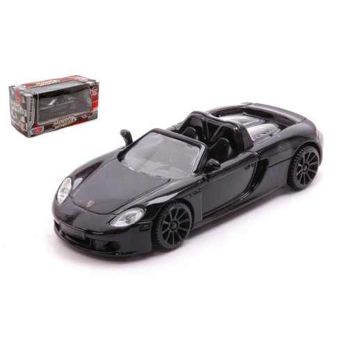 PORSCHE CARRERA GT SPIDER 2003 BLACK 1:43 MotorMax Auto Stradali Modellino