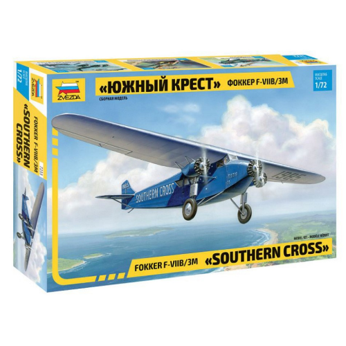 FOKKER F-VII TRIMOTOR (RR) KIT 1:72 Zvezda Kit Aerei Modellino