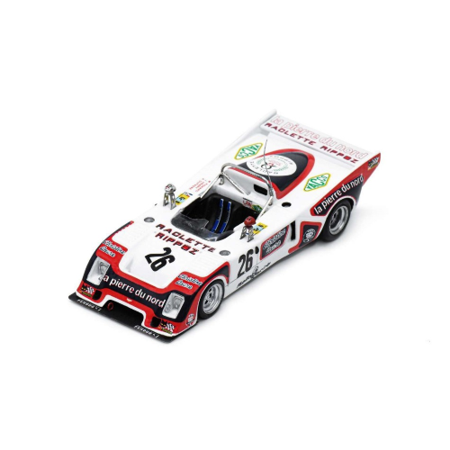 CHEVRON B36 N.26 6th LE MANS 1977 M.PIGNARD-A.DUFRENE-J.HENRY 1:43 Spark Model Auto Competizione Modellino