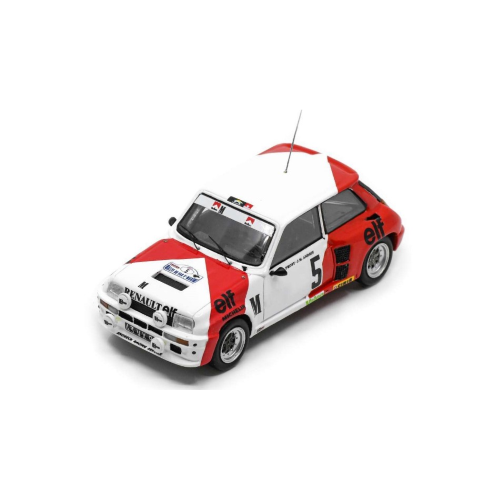 RENAULT 5 TURBO N.5 RALLY DU VAR 1982 A.PROST-J-M.ANDRIE' 1:43 Spark Model Auto Rally Modellino