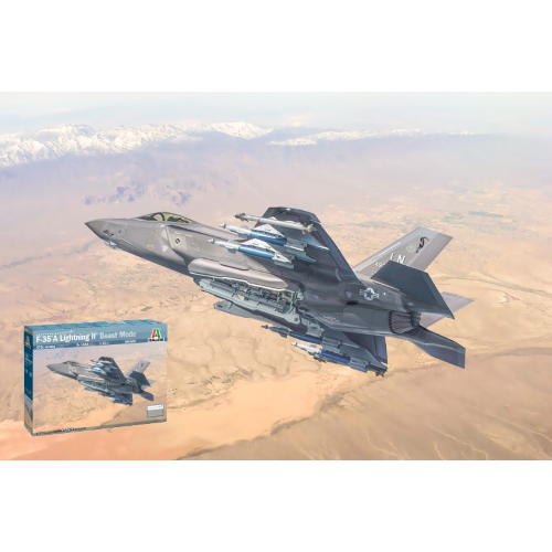 F-35A LIGHTNING II CTOL VERSION (BEAST MODE) KIT 1:72 Italeri Kit Aerei Modellino