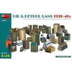 OIL & PETROL CANS 1930-40s KIT 1:48 Miniart Kit Diorami Die Cast Modellino