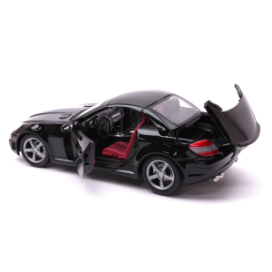 MERCEDES BENZ SLK55 AMG 2002 BLACK 1:18 MotorMax Auto Stradali Modellino