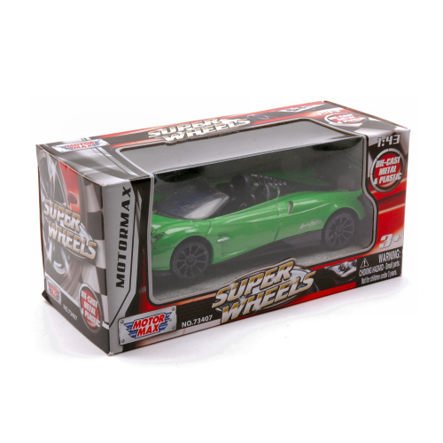 PAGANI HUAYRA ROADSTER 2017 GREEN 1:43 MotorMax Auto Stradali Modellino