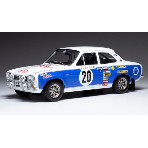 FORD ESCORT MK I RS 1600 N.20 RALLY M.CARLO 1973 MIKKOLA/PORTER 1:18 Ixo Model Auto Rally Modellino