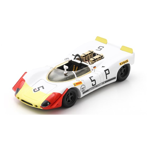 PORSCHE 908-2 N.5 5th 1000 KM NURBURGRING 1969 W.KAUHSEN-VON WENDT 1:43 Spark Model Auto Competizione Modellino