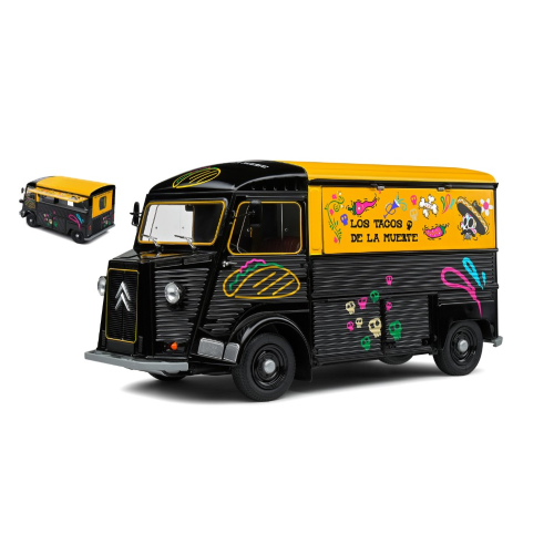 CITROEN TYPE HY "LOS TACOS DE LA MUERTE" 1969 1:18 Solido Camion Modellino