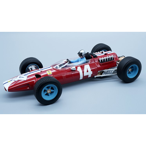 FERRARI 512 F1 N.14 TEAM NART USA GP 1965 P.RODRIGUEZ + DRIVER 1:18 Tecnomodel Formula 1 Modellino