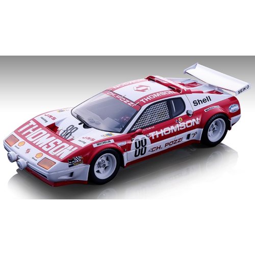 FERRARI 512 BB N.88 THOMSON/POZZI LE MANS 1978 ANDRUET-DINI 1:18 Tecnomodel Auto Competizione Modellino