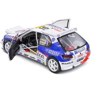 PEUGEOT 306 MAXI N.16 MONTECARLO NIGHT 1998 G.PANIZZI/H.PANIZZI 1:18 Solido Auto Rally Modellino