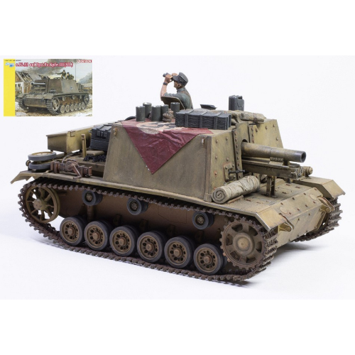 SIG.33 AUF.FGST.PZ.KPFW.III KIT 1:35 Dragon Kit Mezzi Militari Modellino