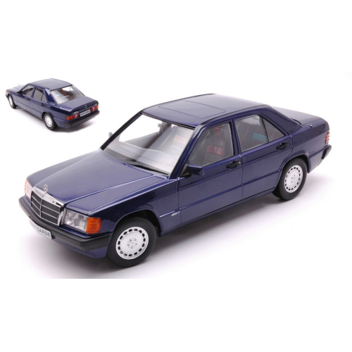 MERCEDES 190E 1.8 AVANTGARDE W201 1993 BLUE 1:18 Triple 9 Auto Stradali Modellino