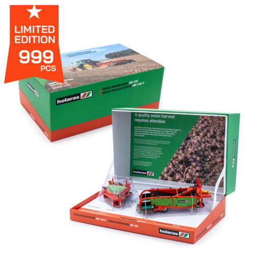 SCOLLETTATRICE ANDANATRICE HOLARAS LUXURY SET UR 135 + UM 150-F 1:32 Universal Hobbies Mezzi Agricoli e Accessori Modellino