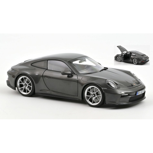 PORSCHE 911 GT3 WITH TOURING PACKAGE 2021 GREY METALLIC 1:18 Norev Auto Stradali Modellino