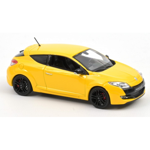 RENAULT MEGANE RS 2009 YELLOW 1:43 Norev Auto Stradali Modellino