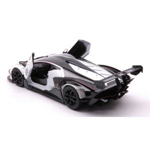 LAMBORGHINI ESSENZA SCV12 N.63 2021 WHITE 1:24 Burago Auto Competizione Modellino
