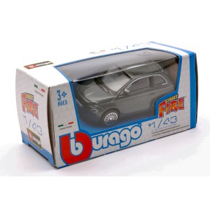 FIAT 500e LA PRIMA FULL ELECTRIC 2021 GUN GREY 1:43 Burago Auto Stradali Modellino