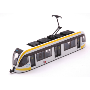 INTERCITY TRAM YELLOW cm 19x4x4 Burago Autobus Modellino