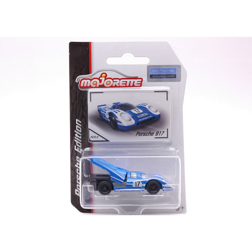PORSCHE 917 N.17 BLUE 1:64 BLISTER Majorette Modellismo Giocattolo Modellino