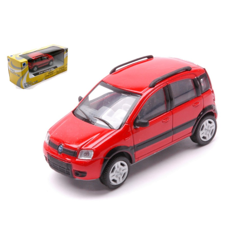 FIAT PANDA 4x4 2005 RED 1:43 New Ray Auto Stradali Modellino