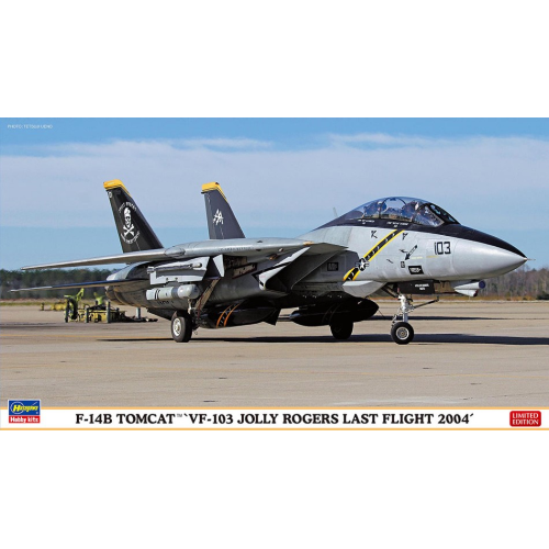 F-14B TOMCAT VF-103 JOLLY ROGERS LAST FIGHT 2004 KIT 1:72 Hasegawa Kit Aerei Modellino