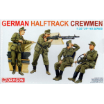 GERMAN HALFTRACK CREWMAN KIT 1:35 Dragon Kit Figure Militari Die Cast Modellino